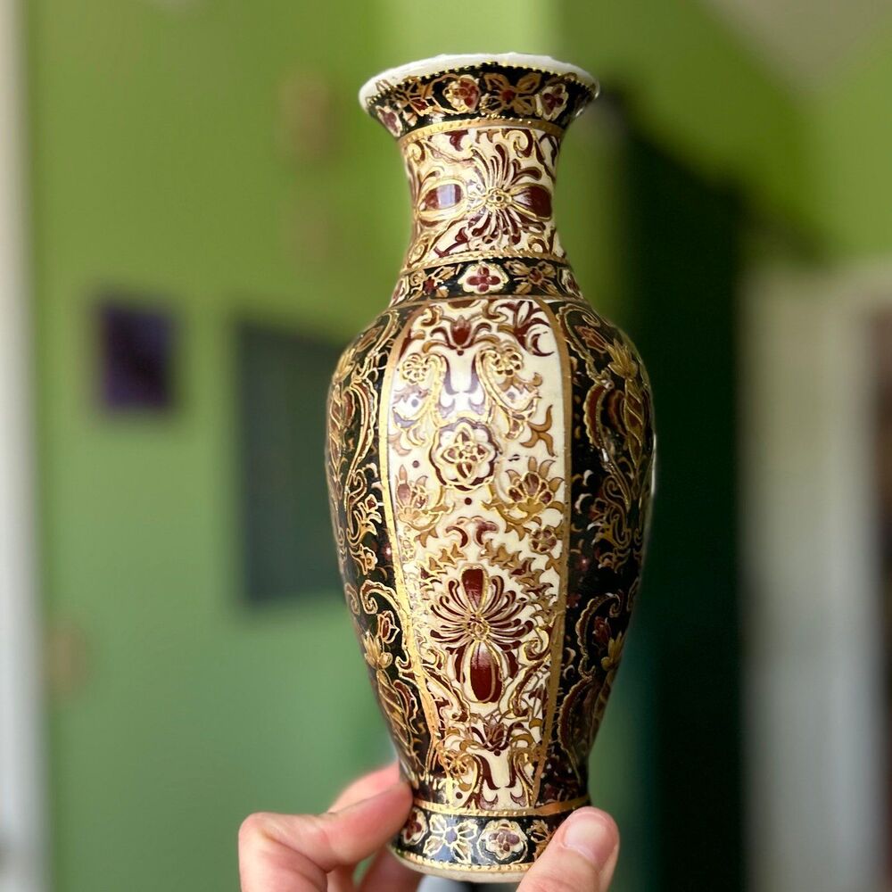 Unique VTG Textured Standing Vase Home Decor Accent - Picture 4 of 9